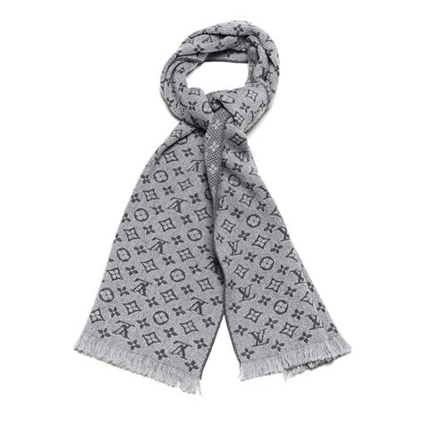 mens lv scarf|louis vuitton scarf men grey.